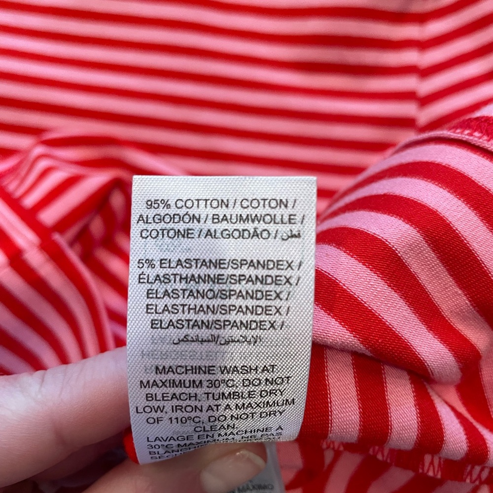 Edikted Red and Pink Baby Tee - Picture 3 of 4
